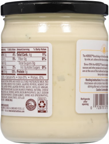 Herdez® Medium Queso Blanco Dip with Jalapeños Perspective: back