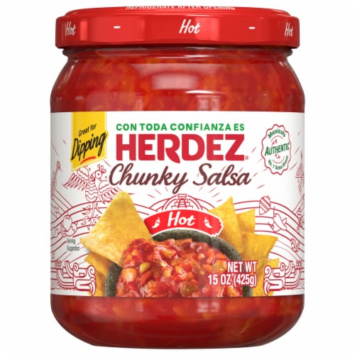 HERDEZ Chunky Salsa Hot Perspective: back