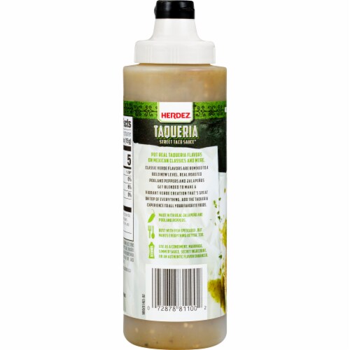 Herdez® Taqueria Original Verde Street Taco Sauce Perspective: back