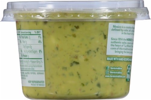 Herdez™ Traditional Spicy Guacamole Perspective: back