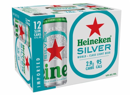 Heineken Silver Lager Beer Perspective: back