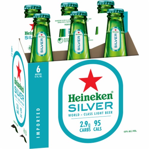 Heineken Silver Lager Beer Perspective: back