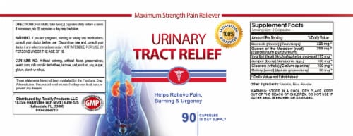 Urinary Tract Relief (90 capsules) Perspective: back