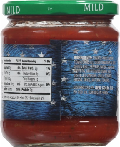 Vine Ripe Mild Salsa Perspective: back