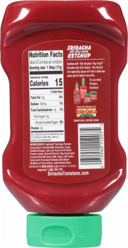 Huy Fong Sriracha Ketchup Perspective: back
