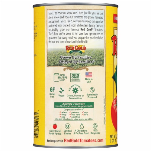 Red Gold® Fresh Squeezed Tomato Juice Perspective: back