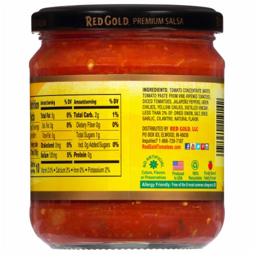 Red Gold Mild Salsa Perspective: back