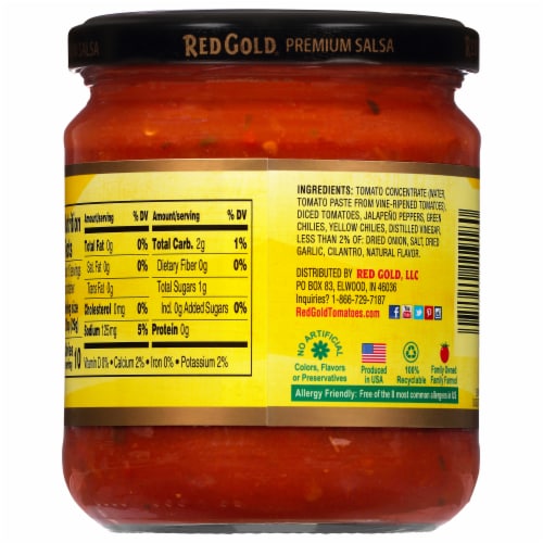 Red Gold® Hot Salsa Perspective: back