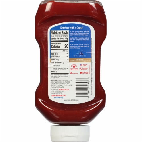 Red Gold Tomato Ketchup Perspective: back