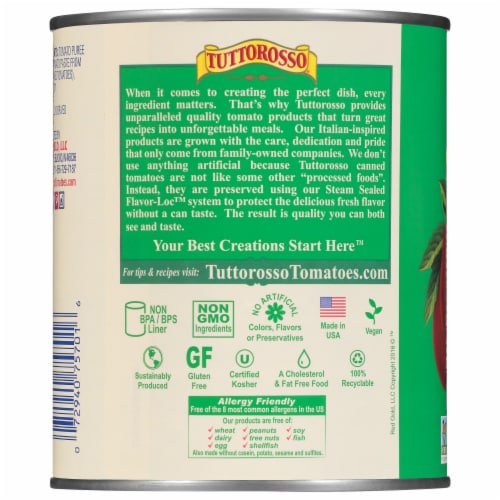 Tuttorosso® Tomato Puree Perspective: back