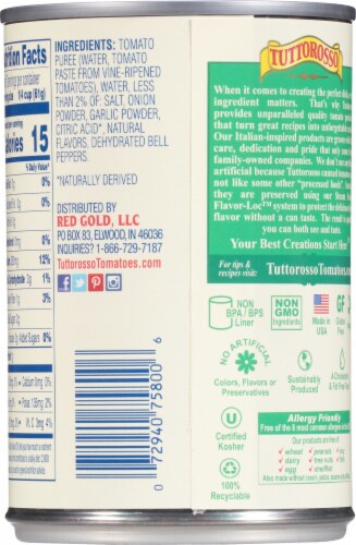 Tuttorosso® Tomato Sauce Perspective: back