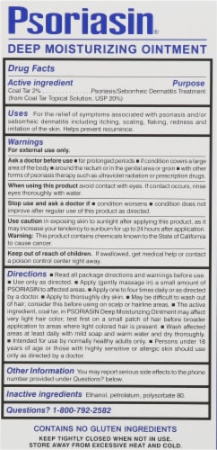 Psoriasin® Deep Moisturizing Ointment Perspective: back