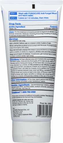 Fungicure Medicated Anti-Fungal Wash Perspective: back