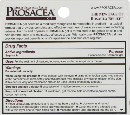 Prosacea Rosacea Treatment Perspective: back