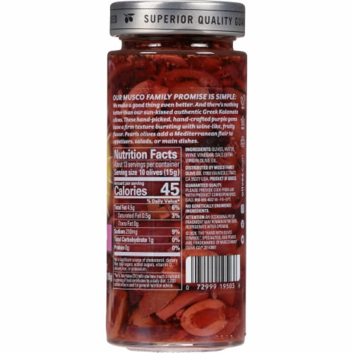 Pearls Specialties Sliced Kalamata Greek Olives Perspective: back