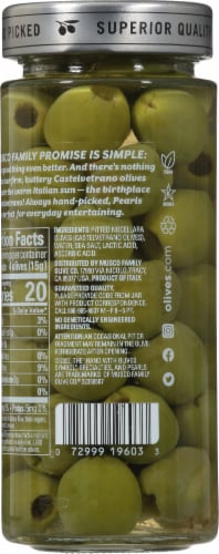 Pearls® Specialties® Castelvetrano Pitted Italian Olives Perspective: back