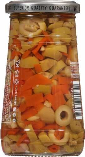Pearls® Pimiento Sliced Manzanilla Green Olives Perspective: back