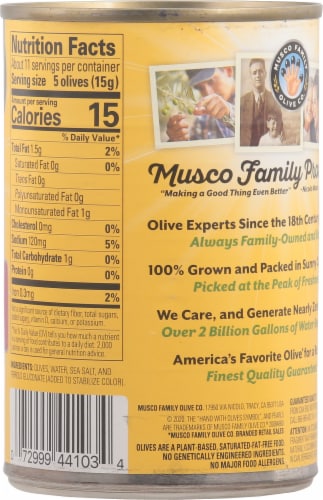 Pearls® Medium Pitted California Ripe Olives Perspective: back