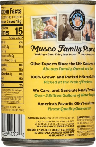 Pearls® Extra Large California Pitted Ripe Olives Perspective: back