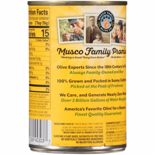 Pearls® Sliced California Ripe Olives Perspective: back