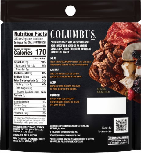 Columbus™ Caramelized Pecans Perspective: back