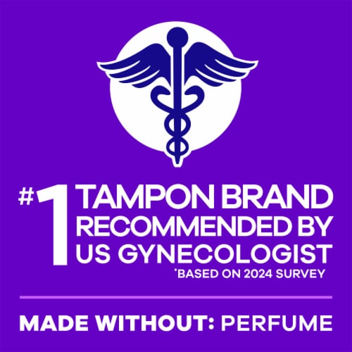 Tampax Radiant Tampons, with LeakGuard Braid, Super Absorbency, Unscented Perspective: back