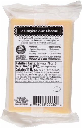 Emmi Le Gruyere Cheese Perspective: back