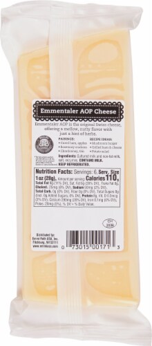 Emmi Emmentaler® Switzerland Classic Swiss Cheese Perspective: back