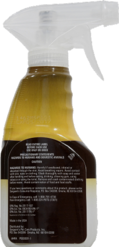 Sergeant's Gold Flea & Tick Dog Spray Perspective: back