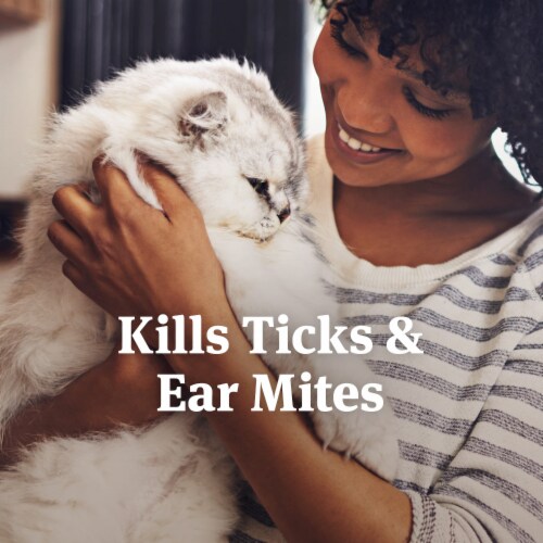 PETARMOR Ear Mite & Tick Treatment for Cats Perspective: back