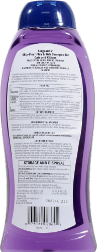 Sergeant's Skip-Flea Cat Shampoo Perspective: back
