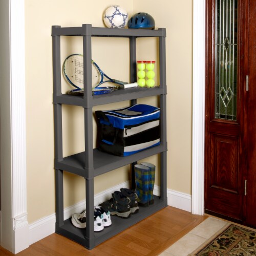 Sterilite Gray 5-Tier Storage Shelf