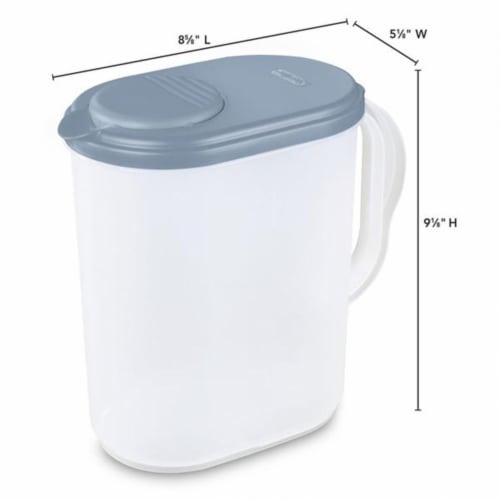 Sterilite UltraSeal 1 Gal. Pitcher 04900006 Perspective: back