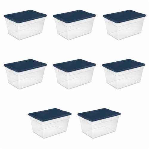 Sterilite 12 Qt Plastic Storage Bin Container Clear Gasket Sealed Box, (6  Pack), 6pk - Fry's Food Stores