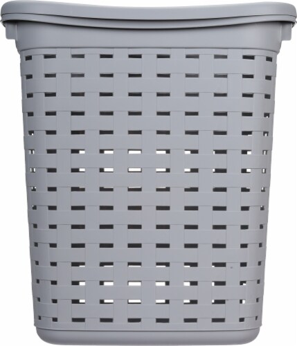 Sterilite® Weave Laundry Hamper - Cement Perspective: back