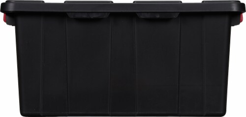 Sterilite Industrial Tote - Black Perspective: back