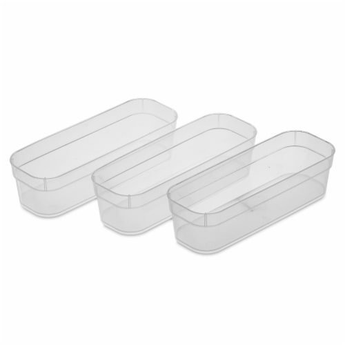 Sterilite® Narrow Storage Trays Perspective: back