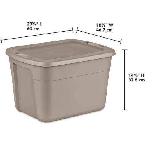 Sterilite Small Clip Box Clear Storage Tote Container with Latching Lid, 18  Pack, 18pk - Kroger