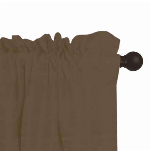 Maytex Mills Smart Rod Twist and Shout Curtain Tension Rod - Brown Perspective: back