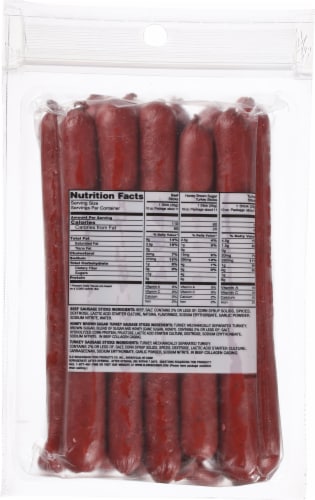 Old Wisconsin® Beef Sausage Sticks Perspective: back