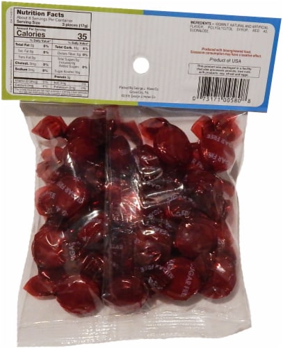 George J Howe Company Sugar Free Cinnamon Buttons Perspective: back