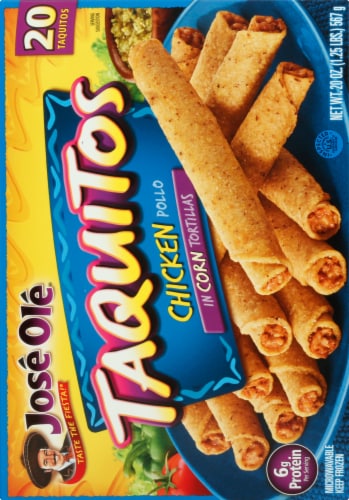 Jose Ole® Corn Tortilla Chicken Taquitos Perspective: back