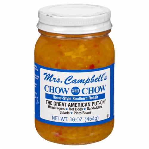 Mrs Campbells Sweet Chow Chow Relish 16 oz Perspective: back