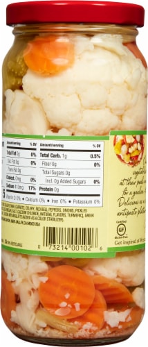 Mezzetta™ Mild Italian Mix Giardiniera Perspective: back