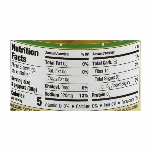 Mezzetta™ Sweet Banana Wax Peppers Perspective: back