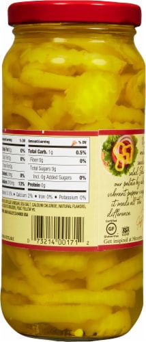Mezzetta™ Deli-Sliced Hot Pepper Rings Perspective: back