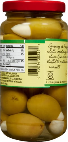 Mezzetta™ Garlic Stuffed Olives Perspective: back