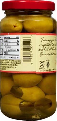 Mezzetta Jalapeno Stuffed Olives Perspective: back