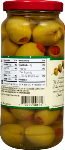 Mezzetta™ Imported Spanish Queen Martini Olives Perspective: back
