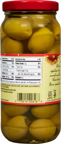 Mezzetta™ Jalapeno Stuffed Olives Perspective: back